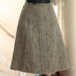 PRADA Gray Tweed Skirt